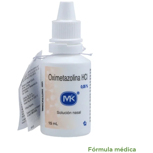 Oximetazolina Hcl 0.05% Solución Nasal Frasco X 15Ml