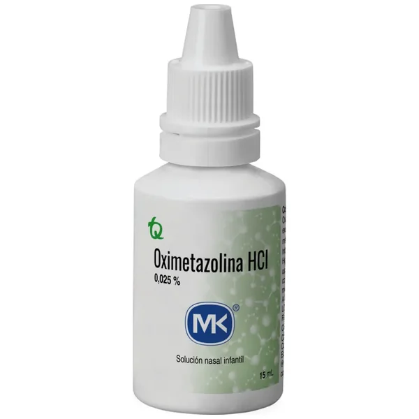Oximetazolina Hcl 0.25Mg/Ml(0.025%) Solución Nasal Frasco X 15Ml Mk
