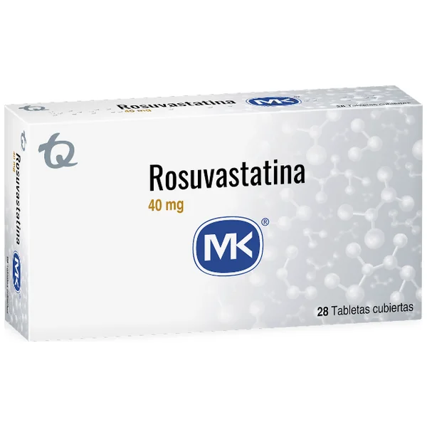 Rosuvastatina MK 40 Mg Caja X 28 Tabletas