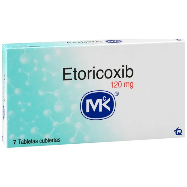Etoricoxib MK 120 Mg Caja X 7 Tabletas