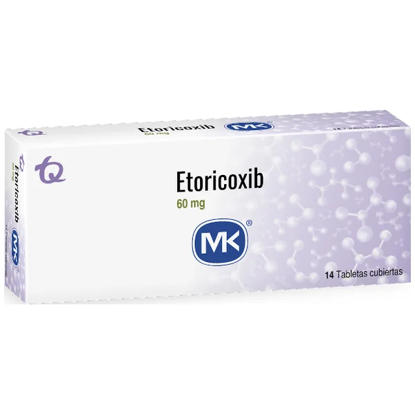 Etoricoxib MK 60 Mg Caja X 14 Tabletas