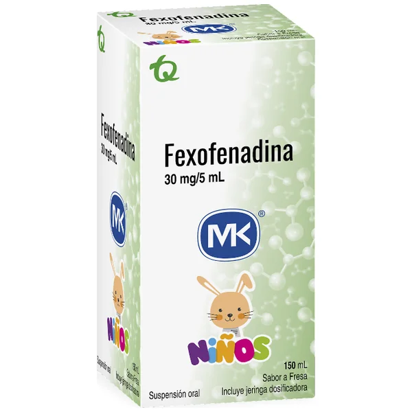 Fexofenadina Niños MK 30Mg/5ml Frasco X 150 Ml