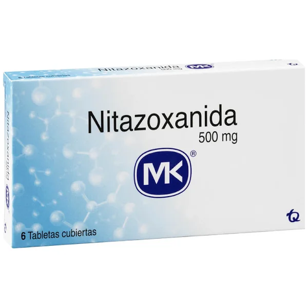 Nitazoxanida MK 500 Mg Caja X 6 Tabletas