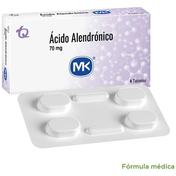 Alendronato 70 Mg X 4 Tabl +++