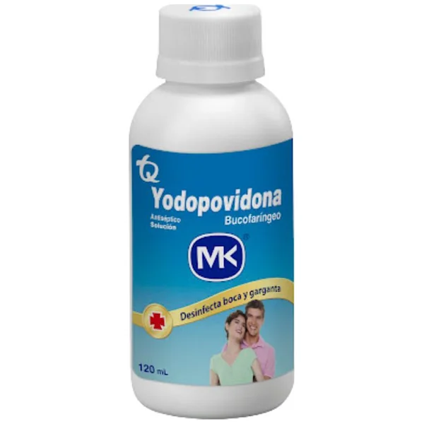 Yodopovidona Bucofaringeo 8% Solucion Bucal Frasco X 120Ml