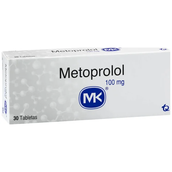 Metoprolol Mk 100Mg Caja X 30 Tabletas