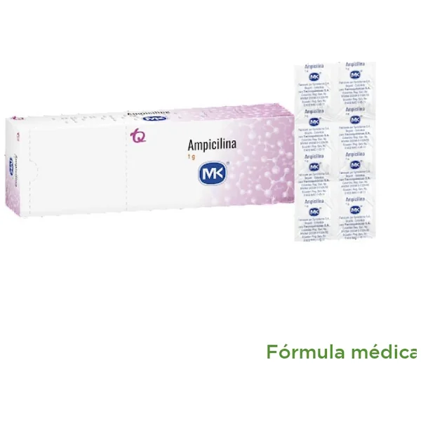 Ampicilina 1000Mg Tabletas Blister X 10 Mk