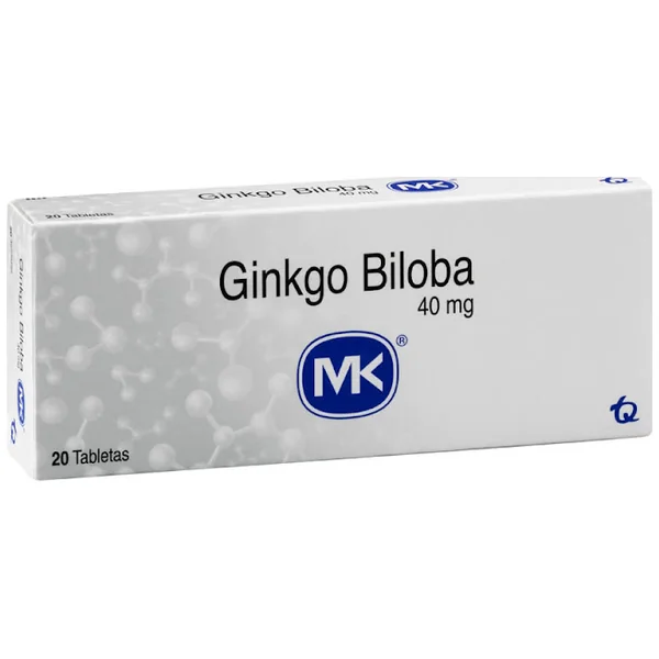Ginkgo Biloba Mk 40Mg Caja X 20 Tabletas
