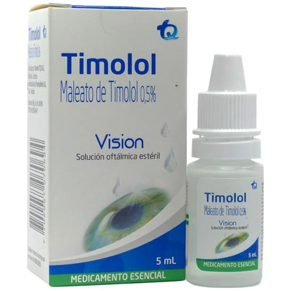 Timolol Solución Oftalmica Estéril 0.5% Frasco X 5mL
