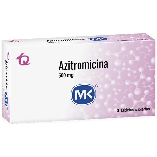 Azitromicina MK 500 Mg Caja X 3 Tabletas