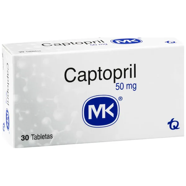 Captopril MK 50 Mg Caja X 30 Tabletas