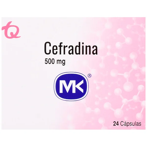Cefradina 500 Mg MK Caja X 24 Cápsulas
