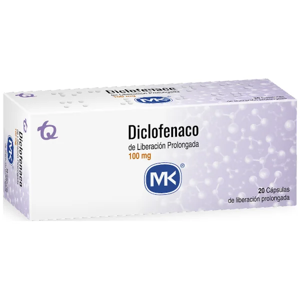 Diclofenaco MK 100 Mg Caja X 20 Cápsulas