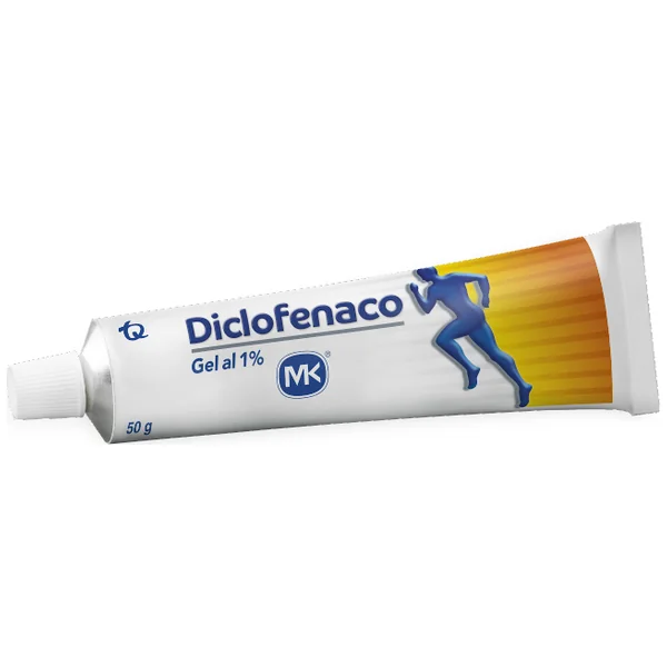 Diclofenaco Mk 1% Gel Tubo X 50 Gr