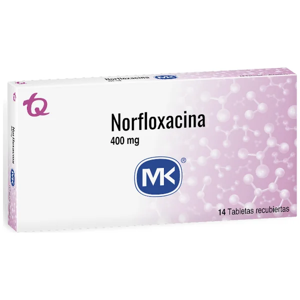 Norfloxacina MK 400 Mg Caja X 14 Tabletas
