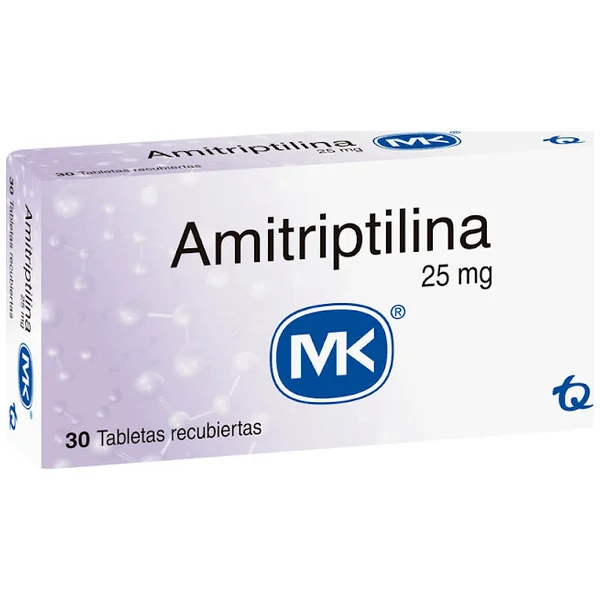 Amitriptilina Mk 25Mg Caja X 30 Tabletas