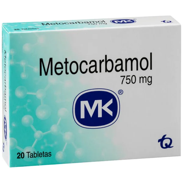 Metocarbamol MK 750 Mg Caja X 20 Tabletas
