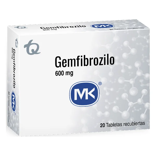 Gemfibrozilo MK 600 Mg Caja X 20 Tabletas