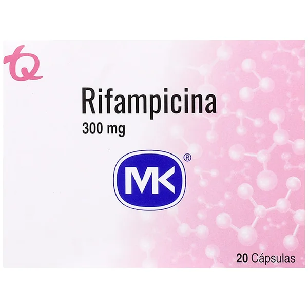 Rifampicina 300Mg Caja X 20 Capsulas Mk