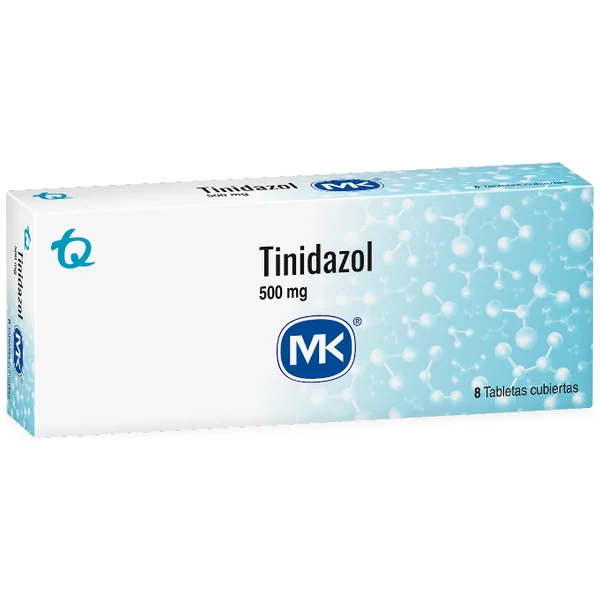 Tinidazol 500Mg Tabletas Recubiertas Caja X 8 Mk