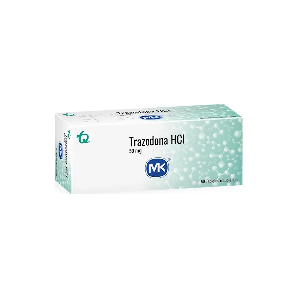 Trazodona 50Mg Tableta Recubierta Blíster X 10
