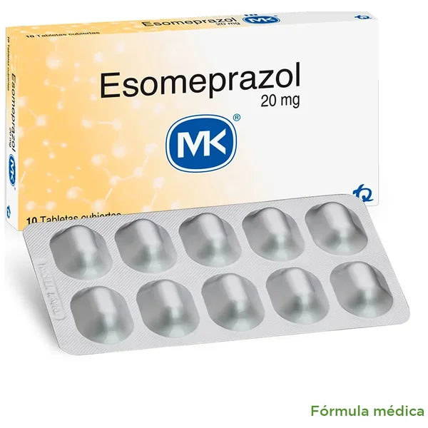 Esomeprazol 20Mg Tableta Lib Ret Caja X 10 Mk