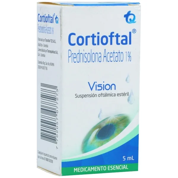 Cortioftal Suspensión Oftalmológica Estéril 1% Frasco X 5mL