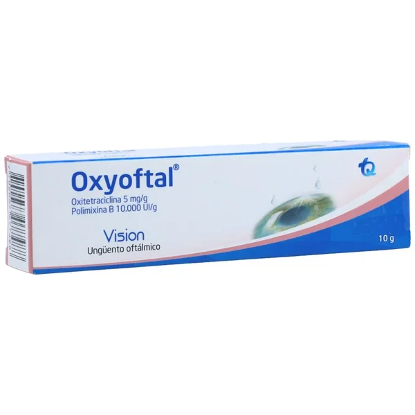 Oxyoftal Ungüento Oftálmico 5Mg/g+10000Ui/g Tubo X 10Gr