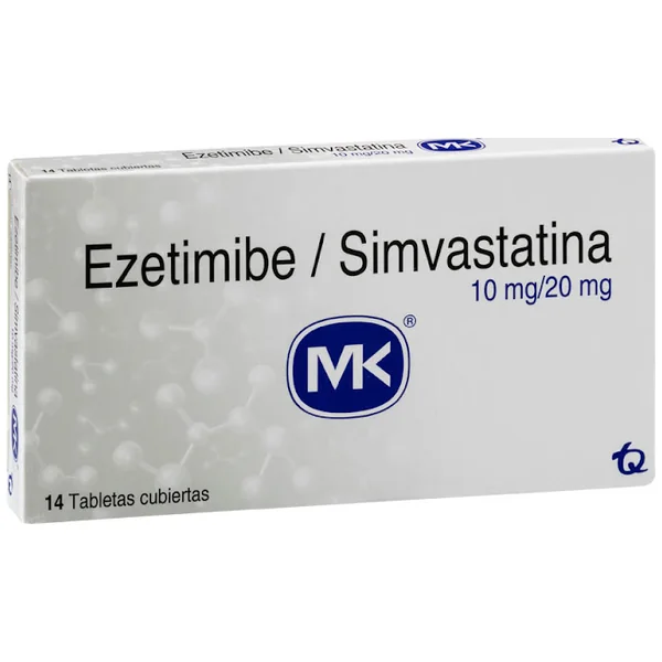Ezetimibe / Simvastatina MK 10Mg/20mg Caja X 14 Tabletas