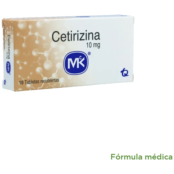 Cetirizina 10Mg Tableta Recubierta Caja X 10 Tabletas