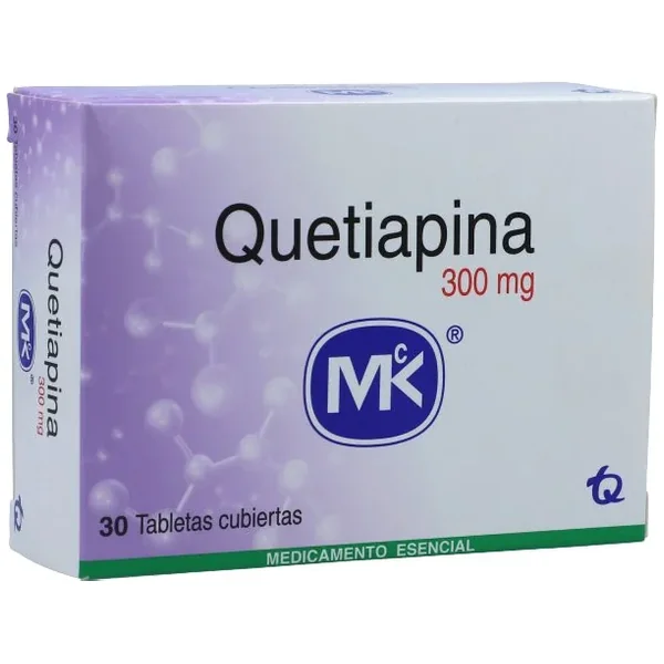 Quetiapina Mk 300Mg Caja X 30 Tabletas