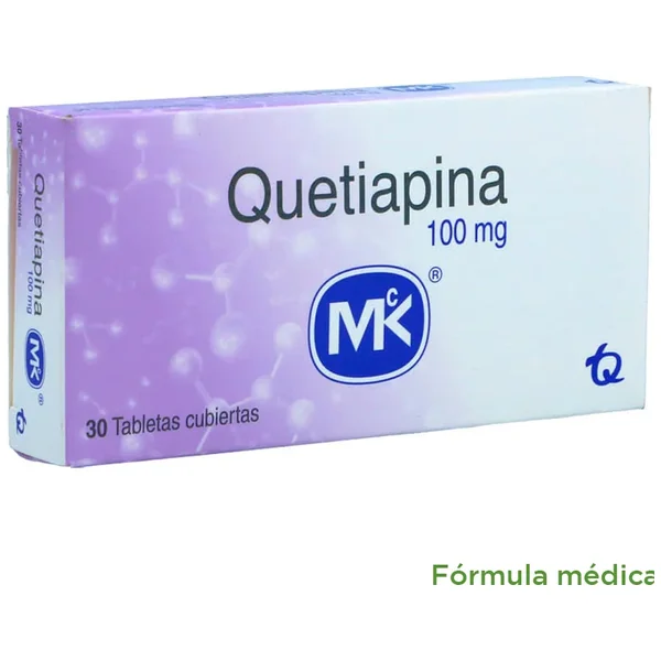 Quetiapina 100Mg Tabletas Recubierta Caja X 30 Mk