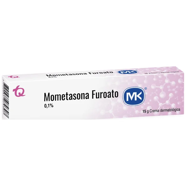 Mometasona Furoato 0.1% Mk Crema Tópica Tubo X 15Gr
