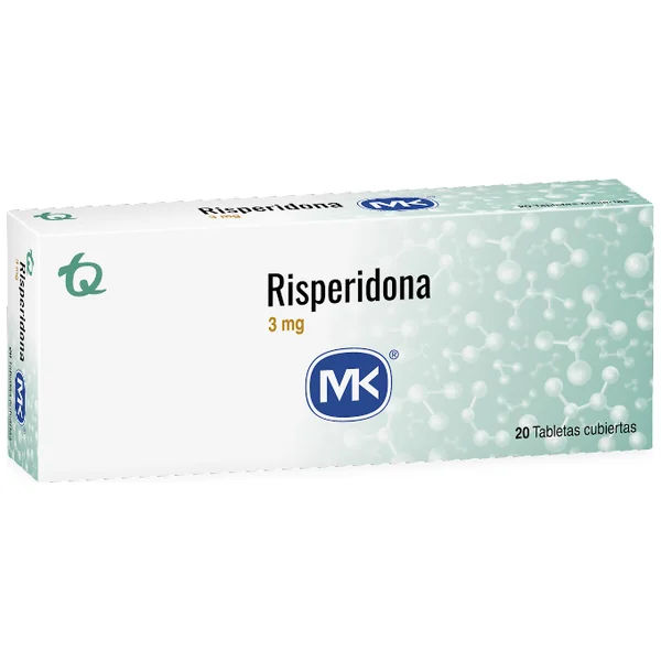 Risperidona 3 Mg MK Caja X 20 Tabletas