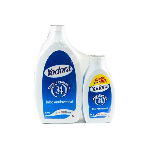 Talco Pies Yodora X 300 Gr + Talco X 90 Gr