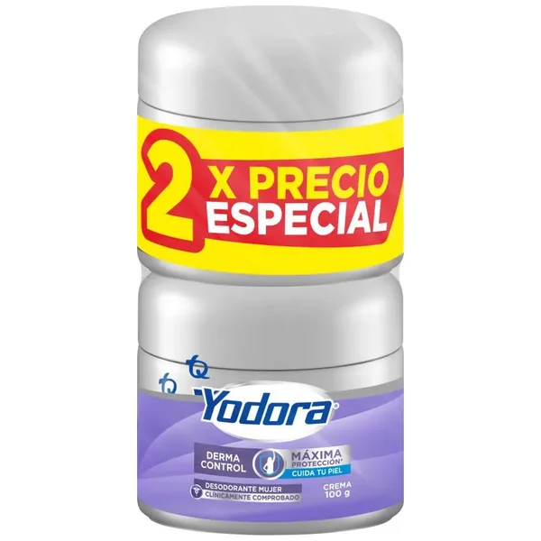 2 DTE YODORA CRE.DER CONTRO 100 GR P.E M