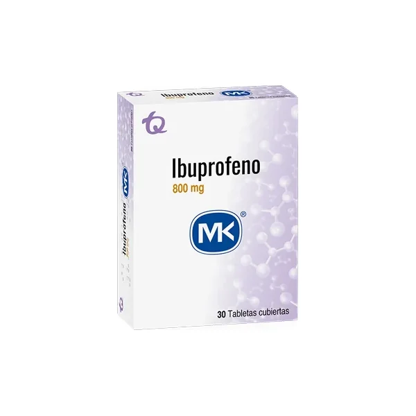 Ibuprofeno 800 MG MK Caja X 30 Tabs