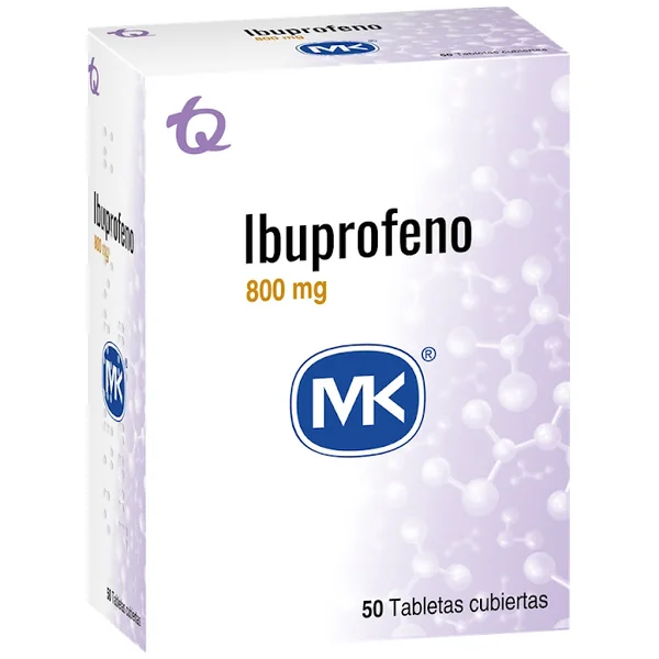 Ibuprofeno 800Mg Tabletas Recubiertas Blister X 10 Mk