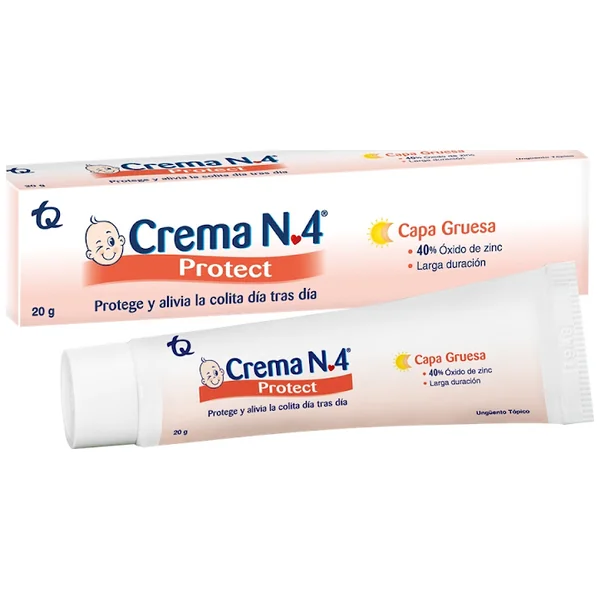 Crema N4 Protect Anti Pañalitis Tubo X 20 Gr
