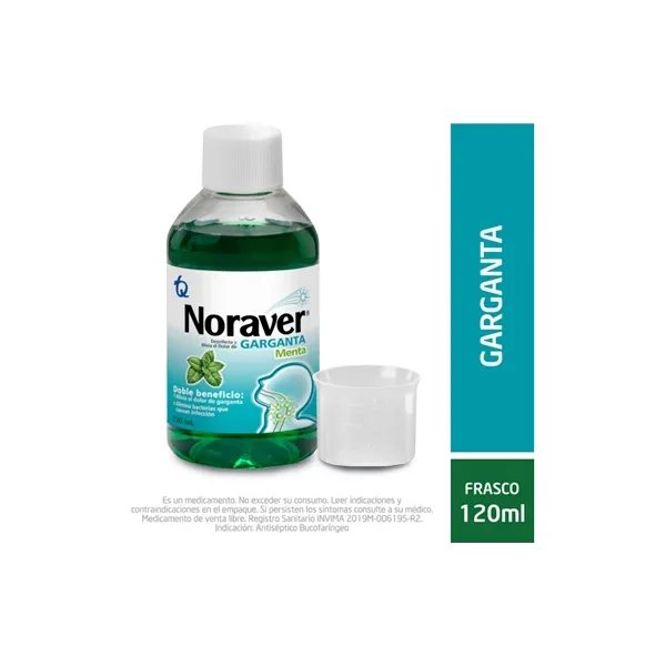 Noraver S/valvula Menta FCO X 120 ML