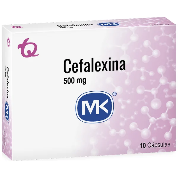 Cefalexina 500Mg Capsulas Caja X 10 Mk
