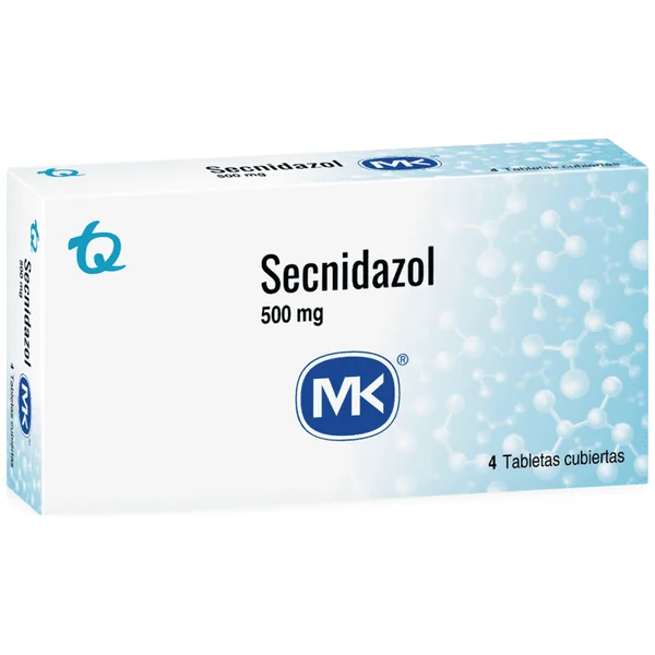 Secnidazol 500Mg Tabletas Recubiertas Caja X 4 Mk