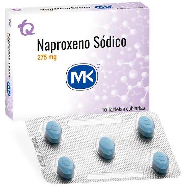 Naproxeno Sódico MK 275 Mg Caja X 10 Tabletas