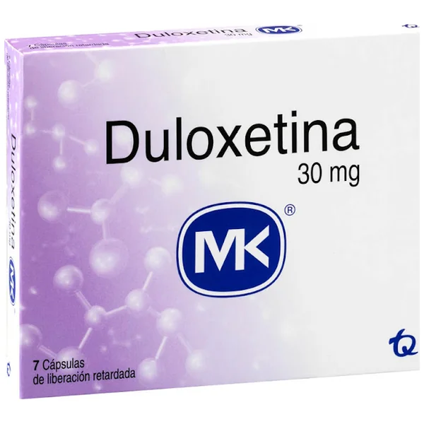 Duloxetina MK 30 Mg Caja X 7 Cápsulas