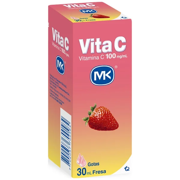 Vitamina C 100Mg/Ml(10%) Sol Oral Fco X 30Ml Mk Fresa