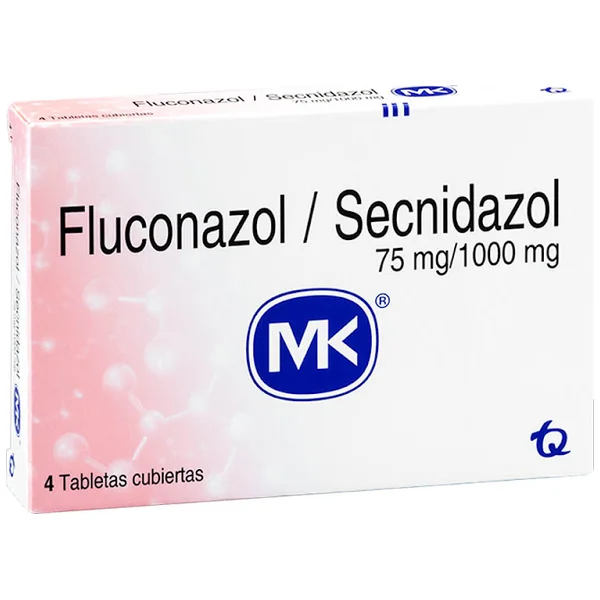 Fluconazol + Secnidazol 75Mg/1000g MK Caja X 4 Tabletas