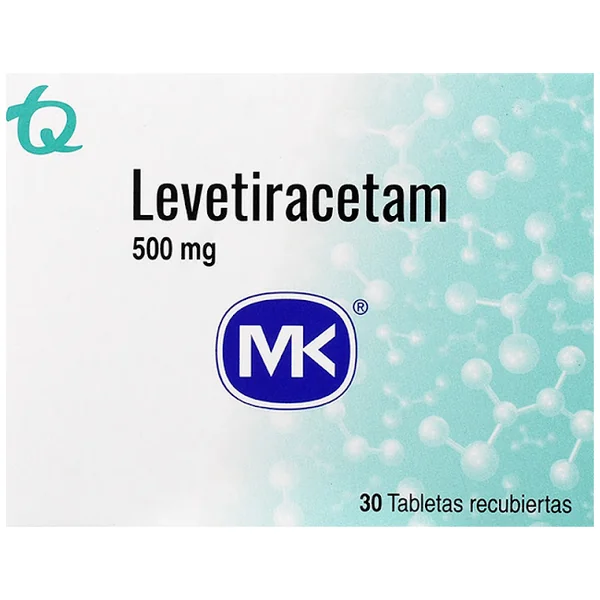 Levetiracetam 500 Mg MK Caja X 30 Tabletas
