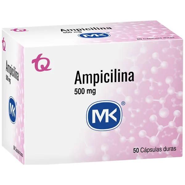 Ampicilina MK 50Mg Caja X 50 Cápsulas