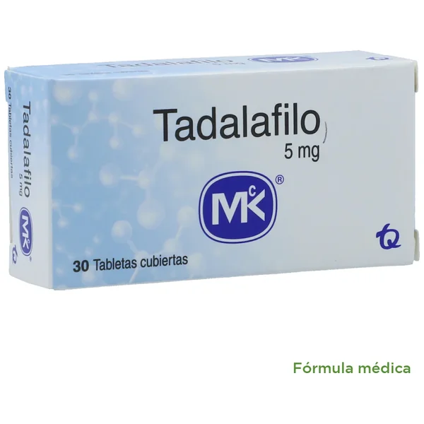 Tadalafilo Mk 5Mg Caja X 30 Tabletas Recubiertas