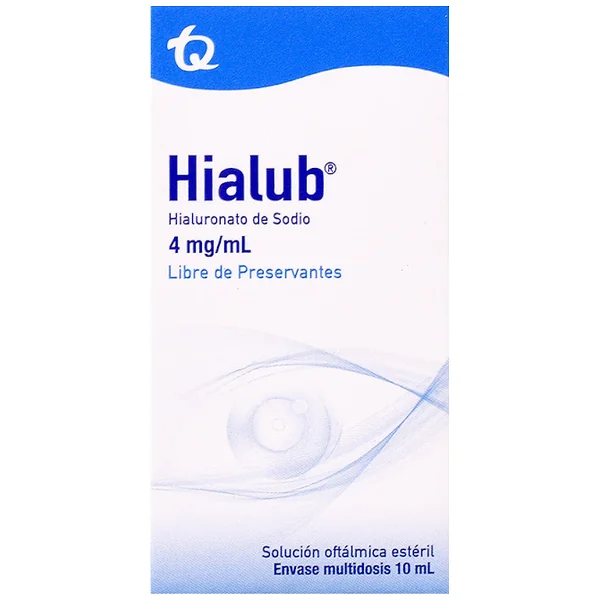 Solución Oftálmica Hialub 4Mg/ml Frasco X 10 Ml